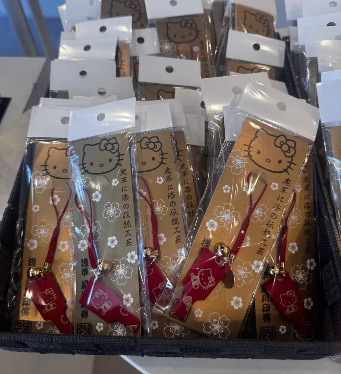 1024 浅草寺 kt 红色拍子御守 挂件