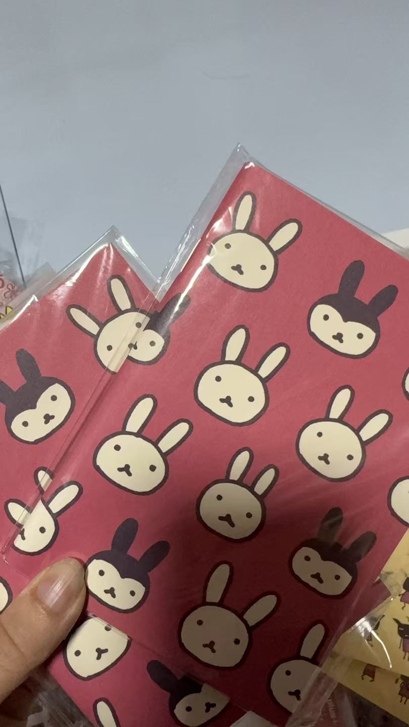 1024 坏东西 小兔子图案 红色本