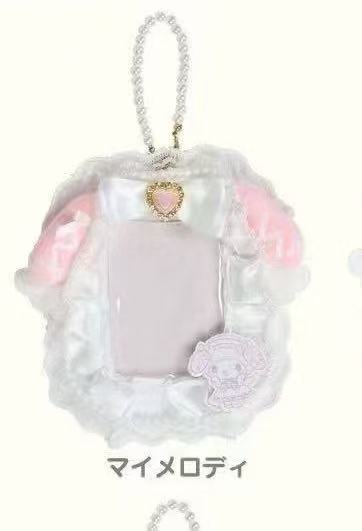 1024 三丽鸥 美乐蒂卡片收纳夹带蕾丝边 尺寸9.2*6.6cm