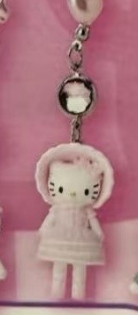 1029 三丽欧长腿 白粉纹小裙子 小挂件 以图片为准