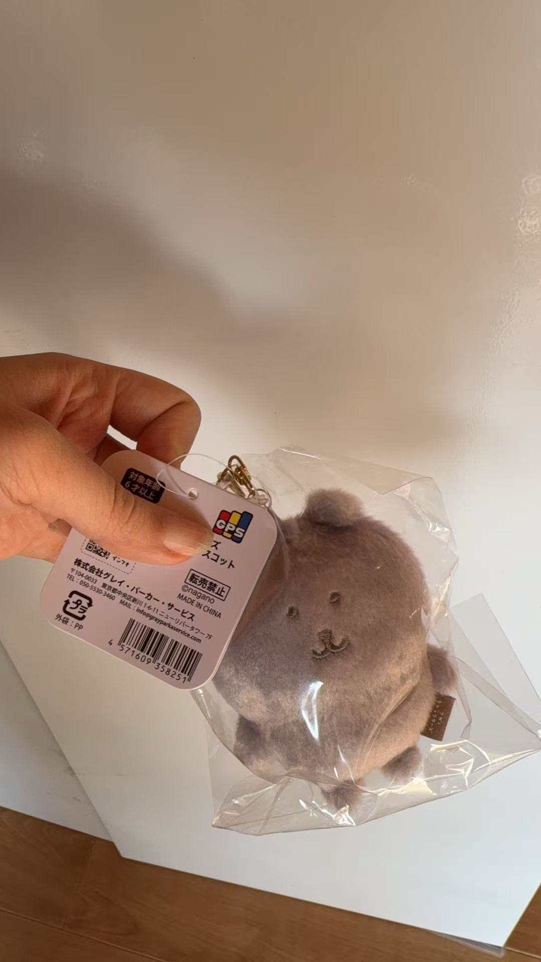 1028 自嘲熊灰色灰眼睛 毛绒挂件 52汇！特价