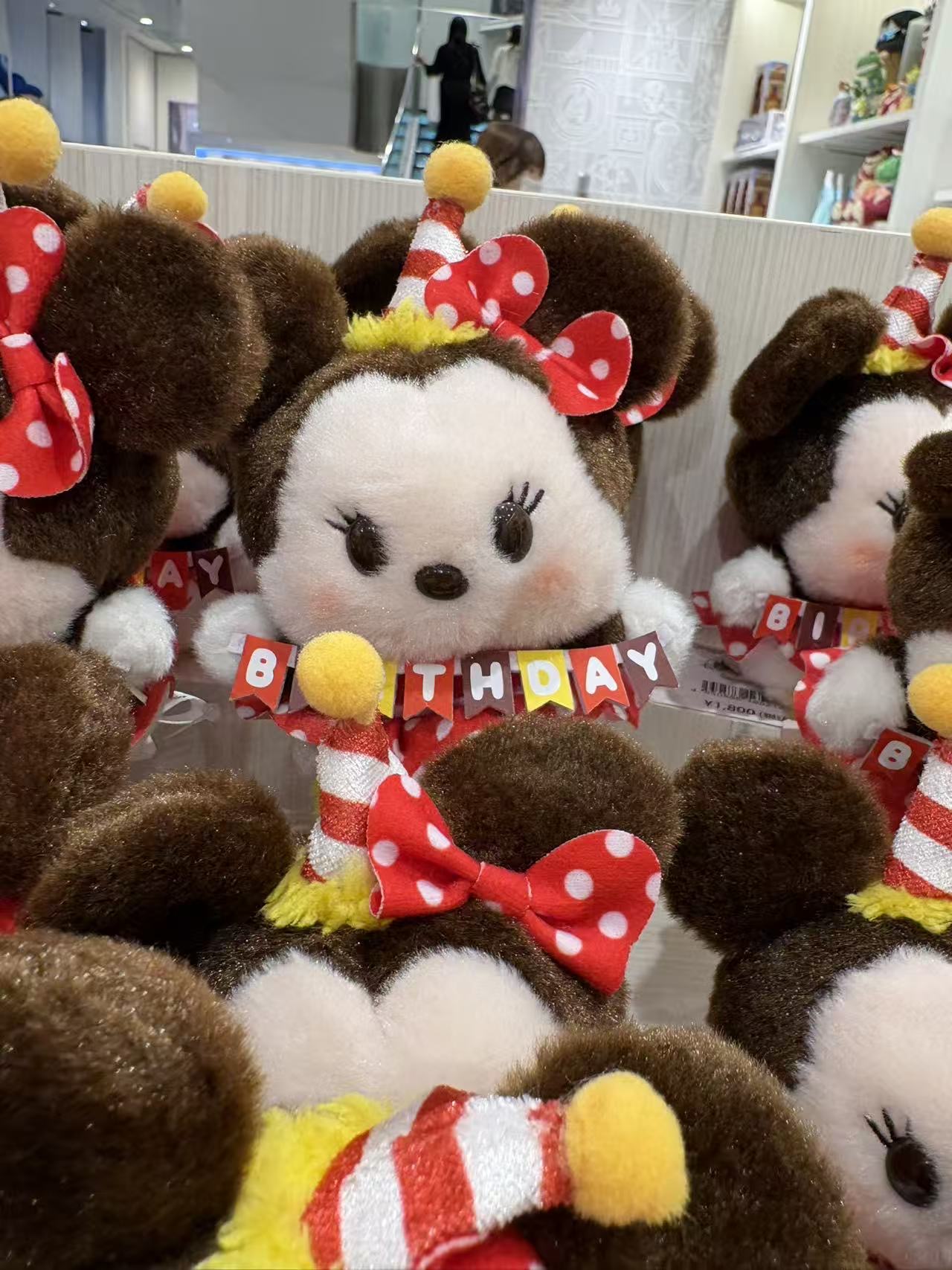 1030 迪士尼 米妮生日 豆豆眼公仔