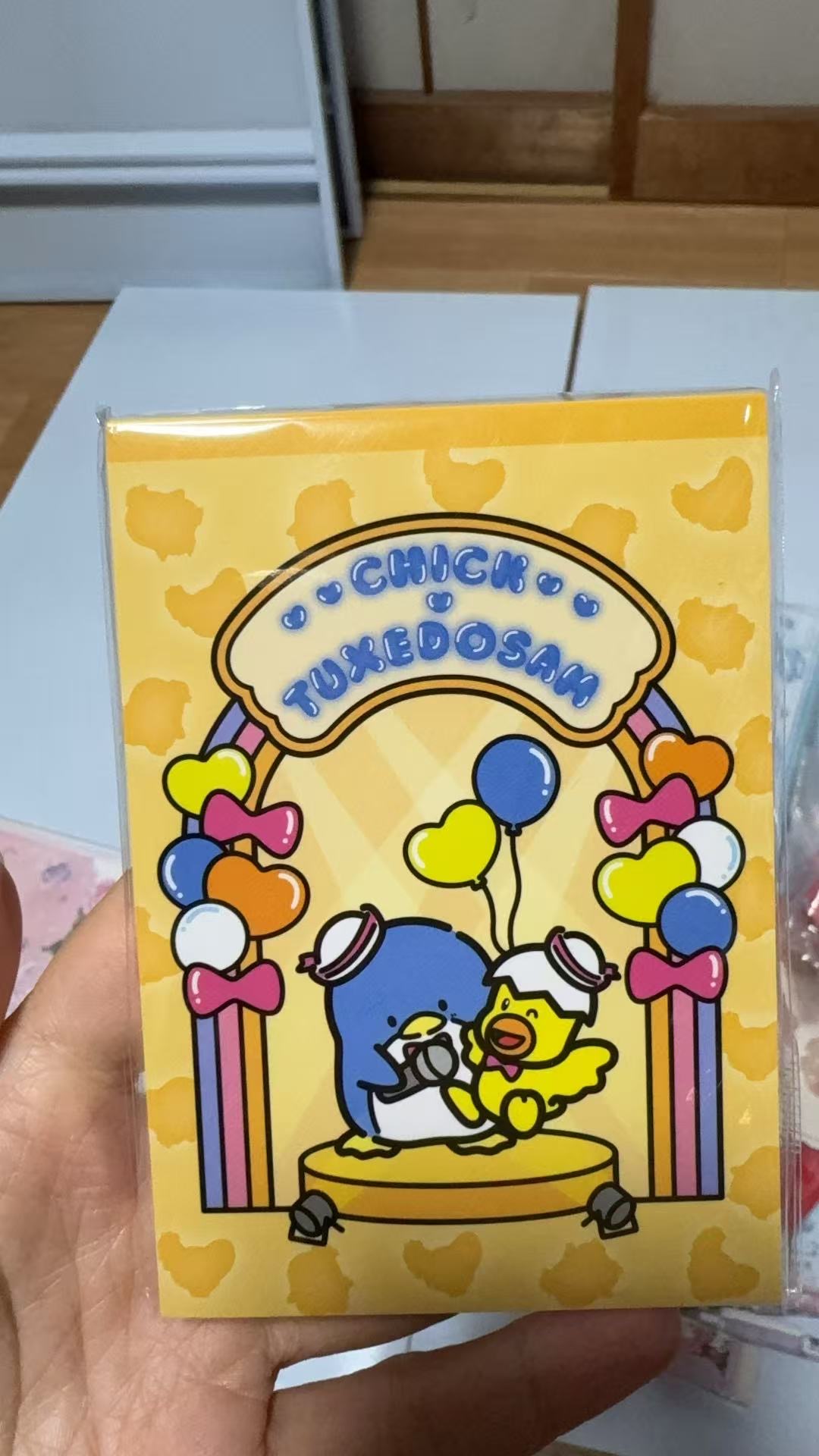 1104 三丽鸥 小鸡小企鹅 黄色封面 便签本笔记本