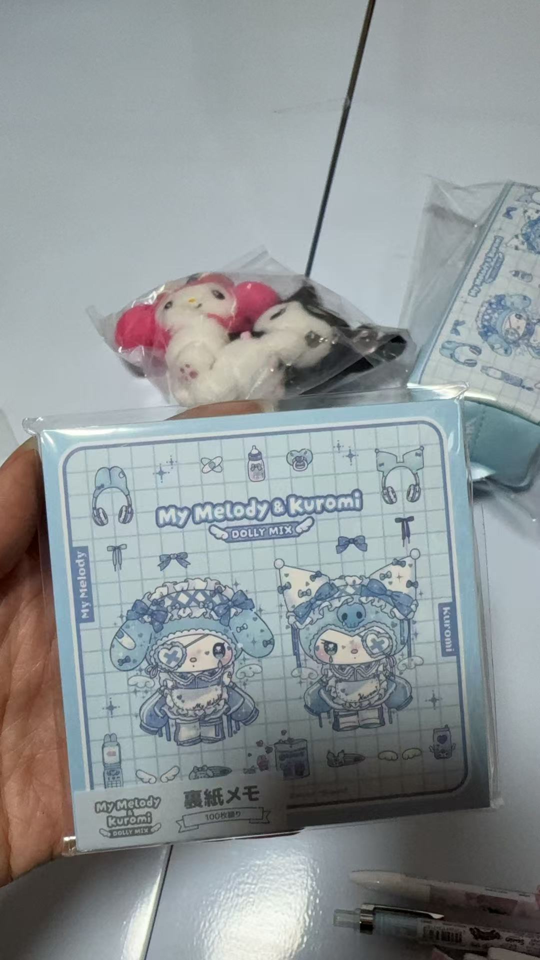 1104 三丽欧水色 美乐蒂库洛米独眼图案 裹纸 100枚