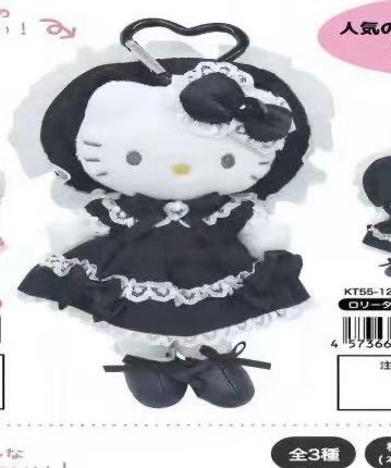 58%折扣（52汇率）NIC原价3300日元kitty系列 白脸 黑裙子 2026年1月底出库(数量有限）