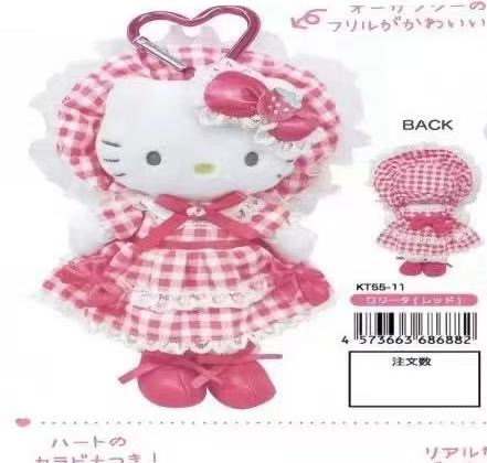 58%折扣（52汇率）NIC原价3300日元kitty系列 白脸 格子裙 2026年1月底出库(数量有限）