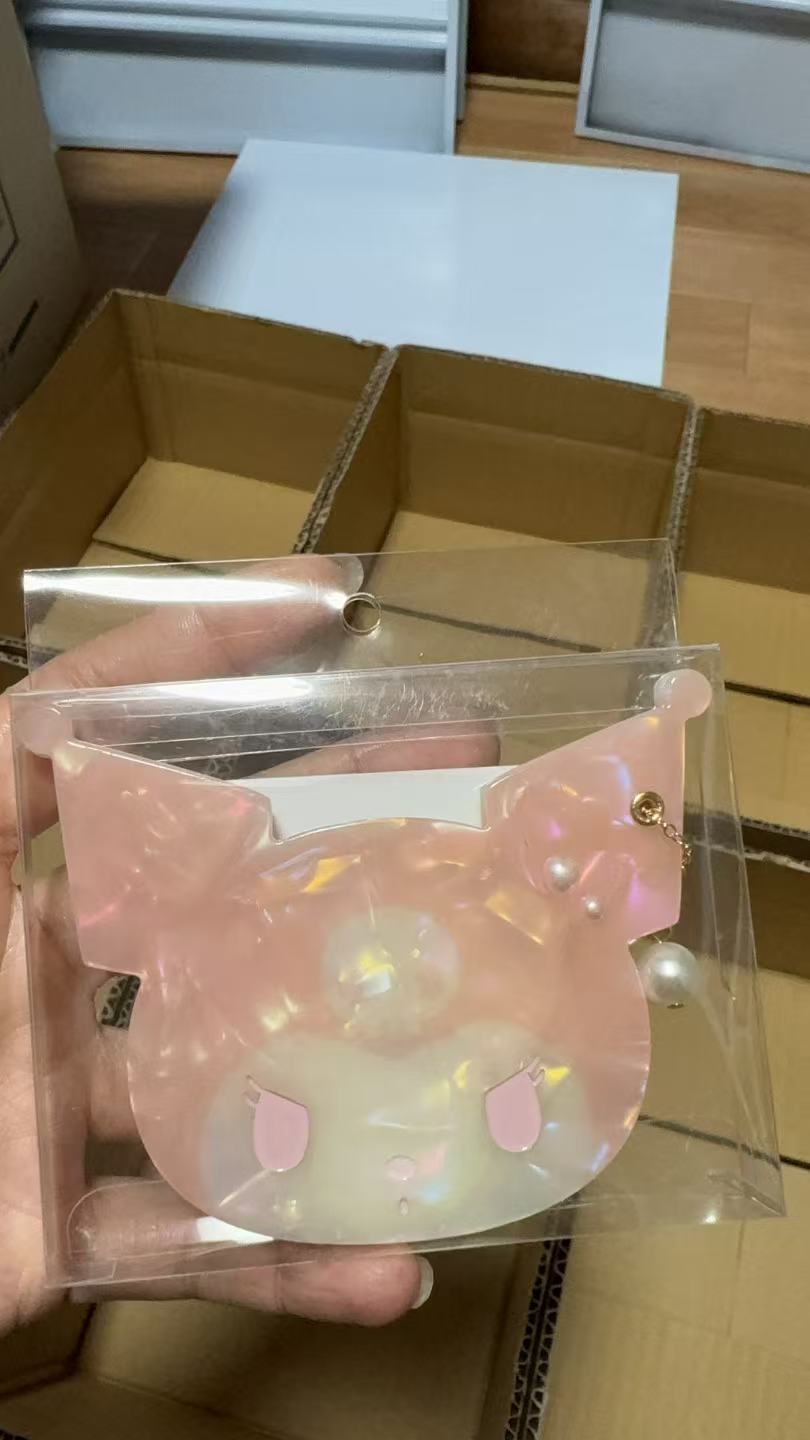 1105 三丽欧库洛米 粉色 库洛米造型 亚克力 钥匙扣