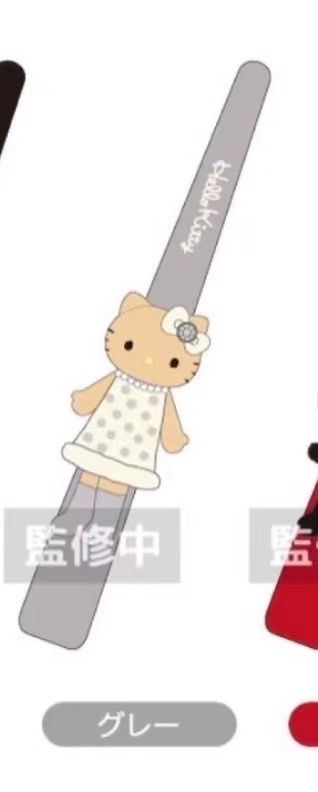 60%折扣（52汇率）原价1650日元kitty发夹 灰色 2025年12月底出库(数量有限）