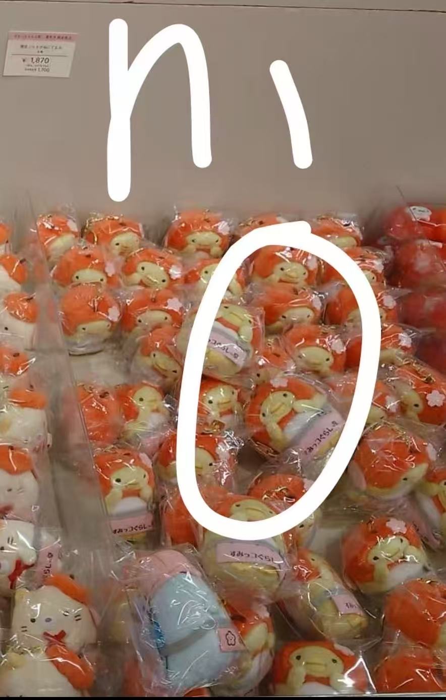 1107 角落小伙伴 绿鹅 毛绒挂件