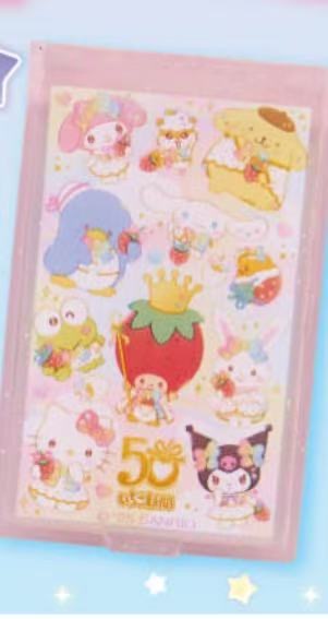 1109 三丽欧草莓新闻 4号赠品镜子 红色草莓头为主50周年图