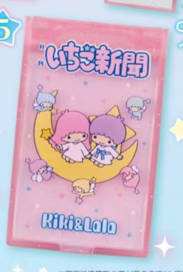 1109 三丽欧草莓新闻 5号赠品镜子 双子星坐月亮图案 