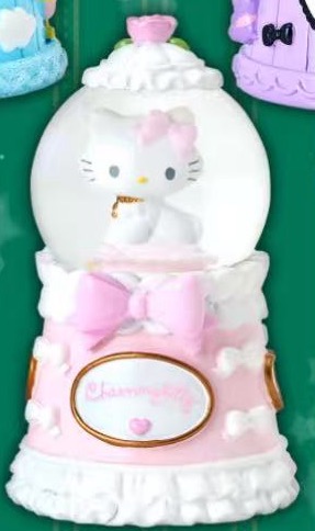 1113 三丽欧圣诞风 悄咪 粉色蝴蝶结 水晶球