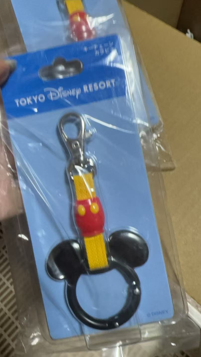 1114 迪士尼 米奇 镂空造型 钥匙扣挂件