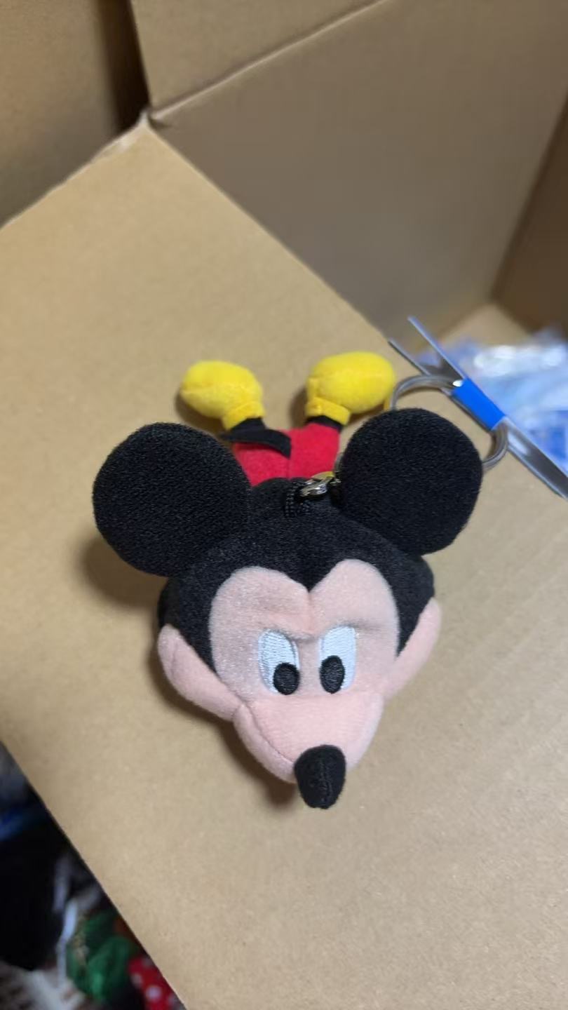 1114 迪士尼 米奇趴着造型毛绒挂件