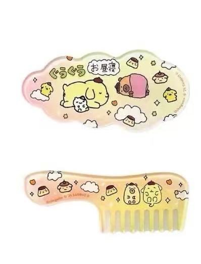 1118 三丽鸥 布丁狗睡觉 发夹 梳子