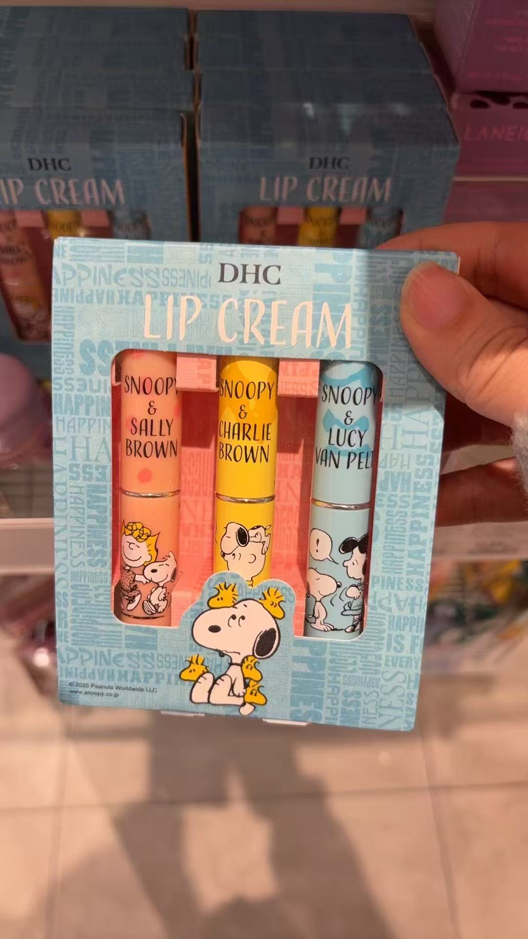 1116 DHC联名史努比 唇膏三支装