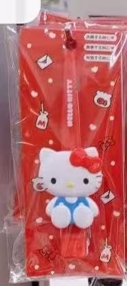 1117 三丽欧红色Kt一字夹 