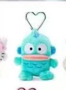 1117 三丽欧爱心扣 丑鱼造型 毛绒挂件