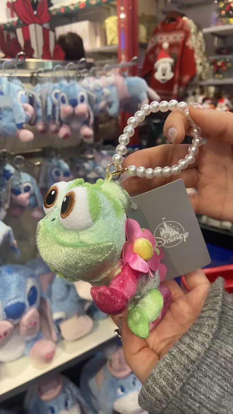 1118 迪斯尼 帕斯卡珍珠链 毛绒挂件