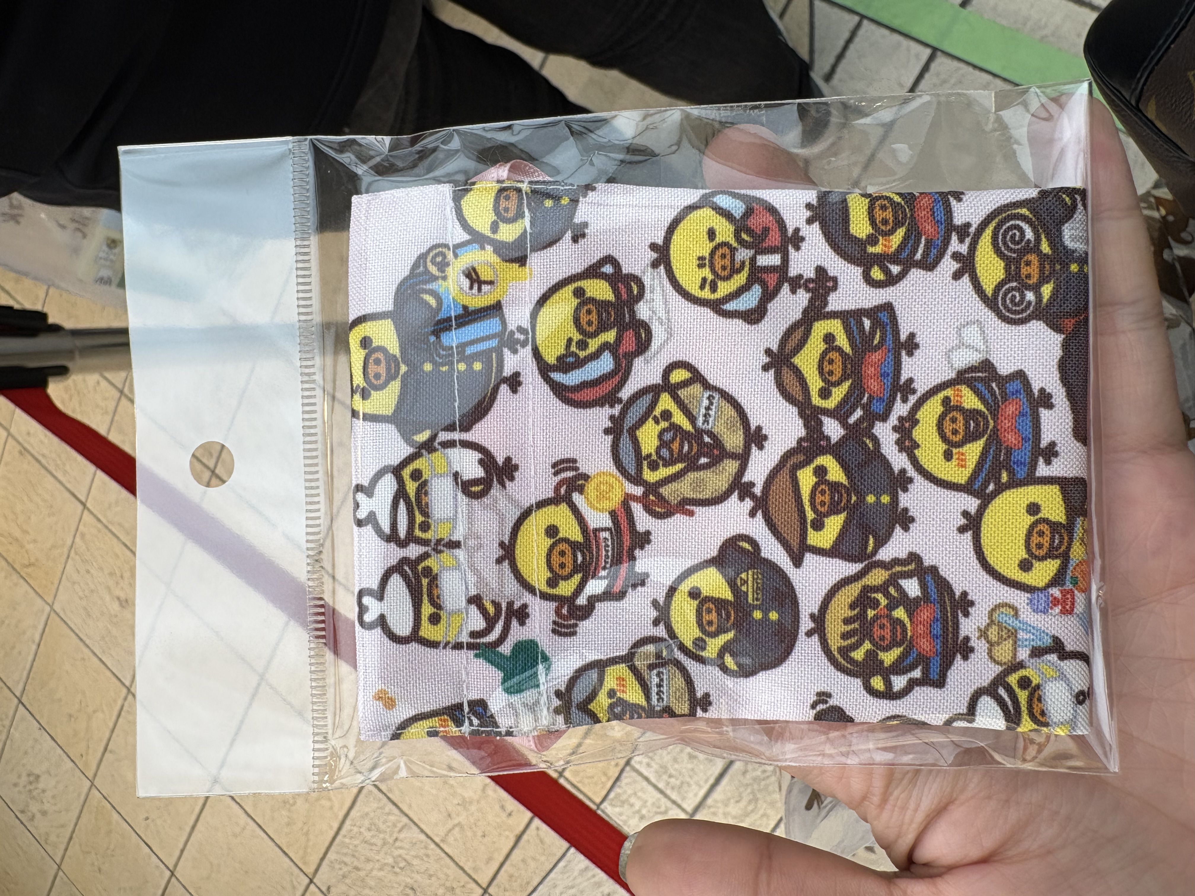 1128轻松熊小鸡展粉色mini包