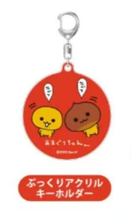 JP 1219 橘子君 鼓起亚克力钥匙 5汇起接