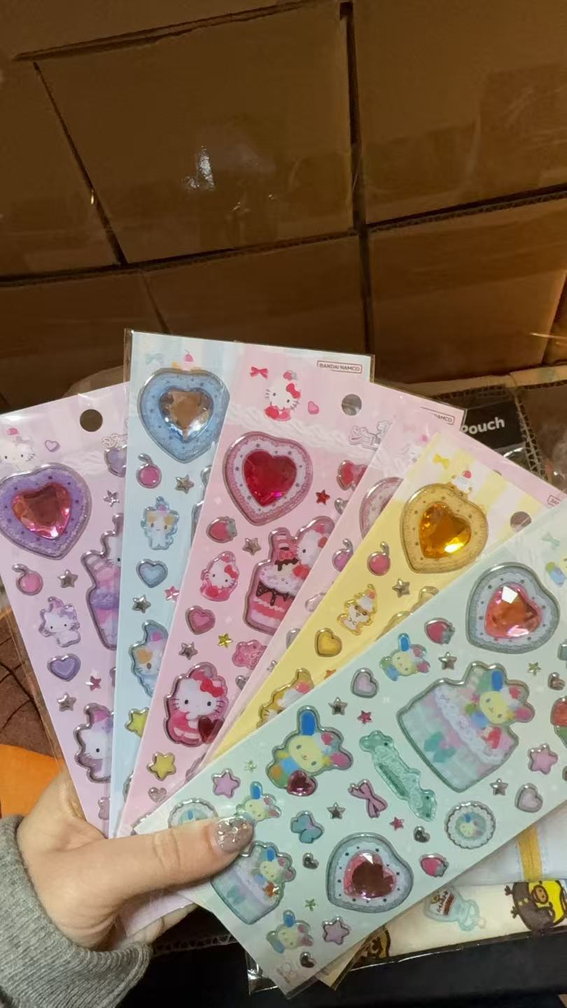 1207 三丽鸥贴纸全套 6张