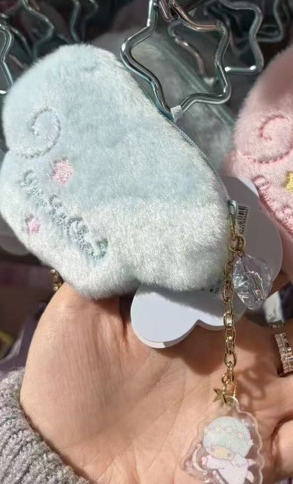 1209 三丽欧双子星蓝色 云朵造型收纳包