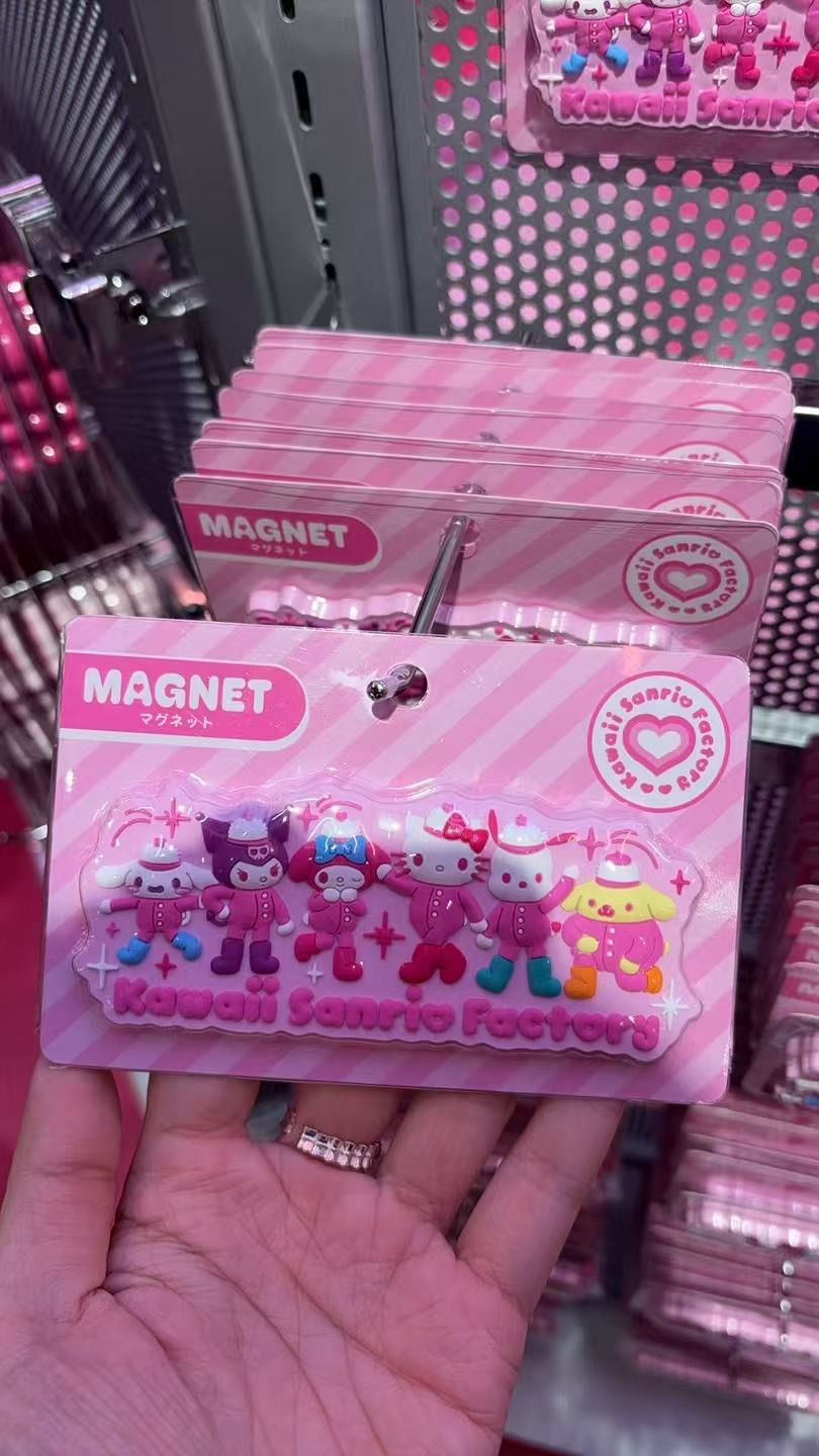 1211 三丽鸥原宿长腿系列大合照 冰箱贴