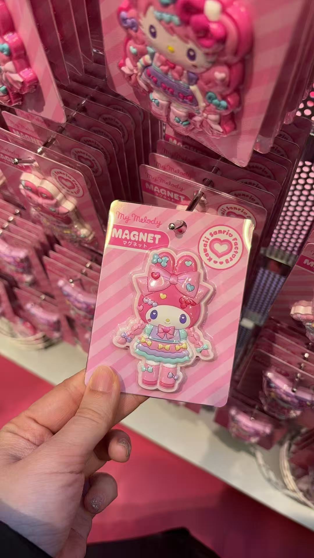 1211 三丽鸥 美乐蒂原宿限定 长腿双马尾 冰箱贴