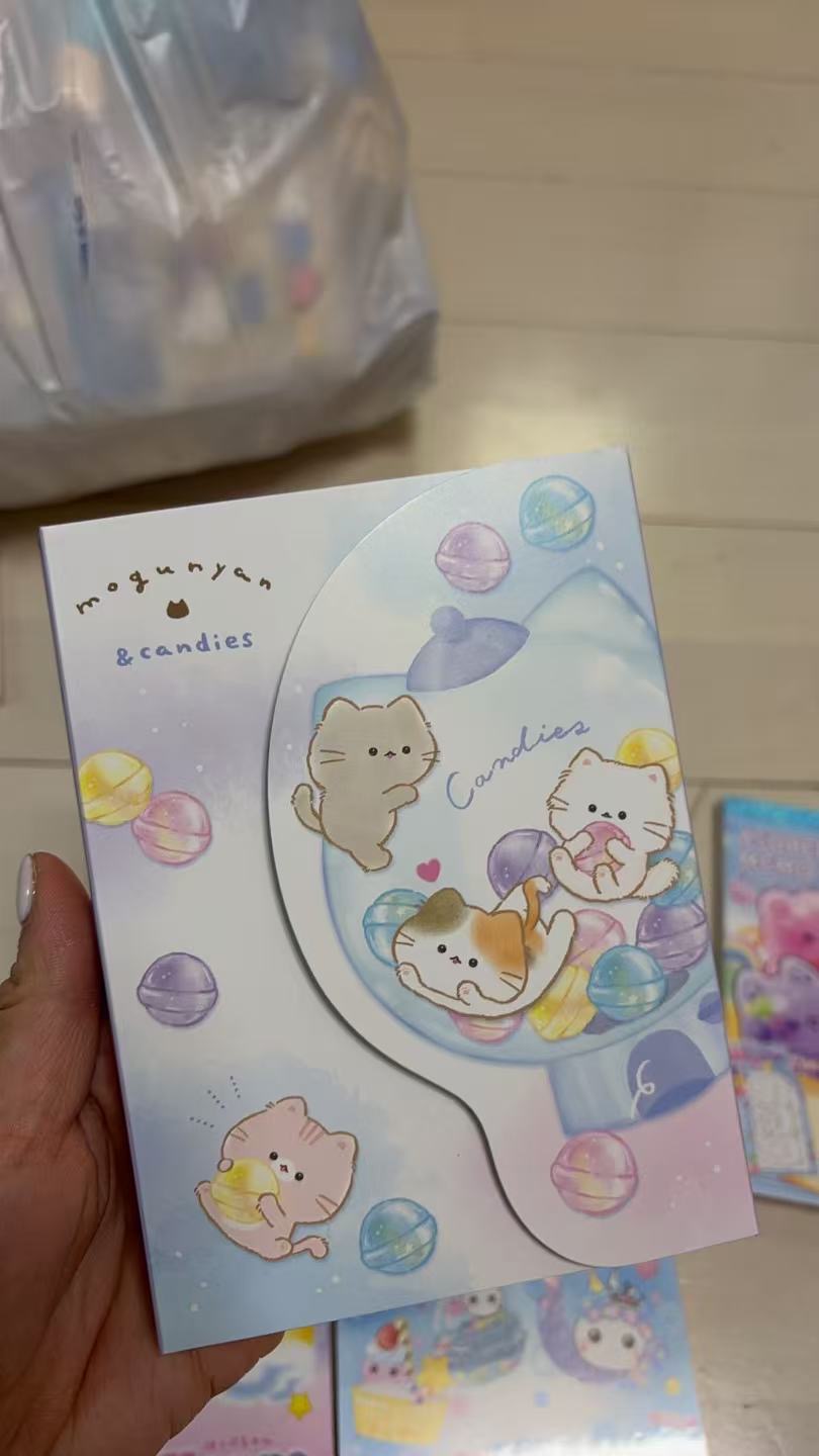 1218 猫咪封面果糖图案周边礼盒