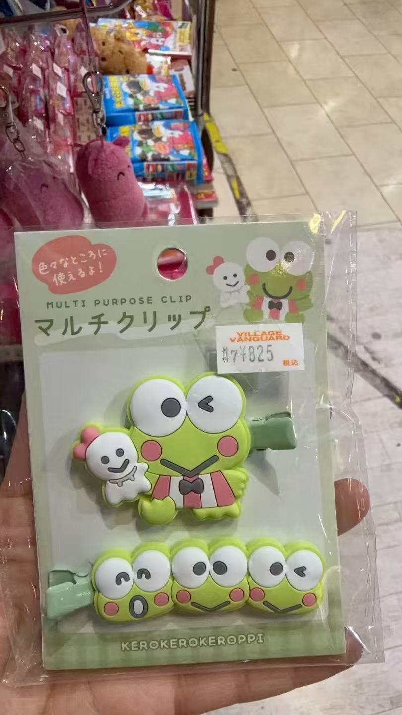 1218 大眼蛙 AB版发夹两个