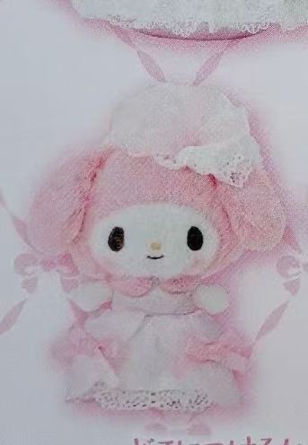 0123 三丽欧美乐蒂粉裙子胸针 