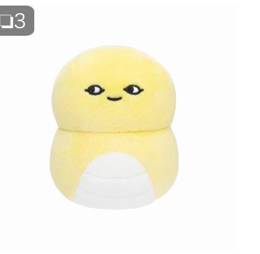 0116自嘲熊 假蘑菇 黄色手玉 毛绒玩偶