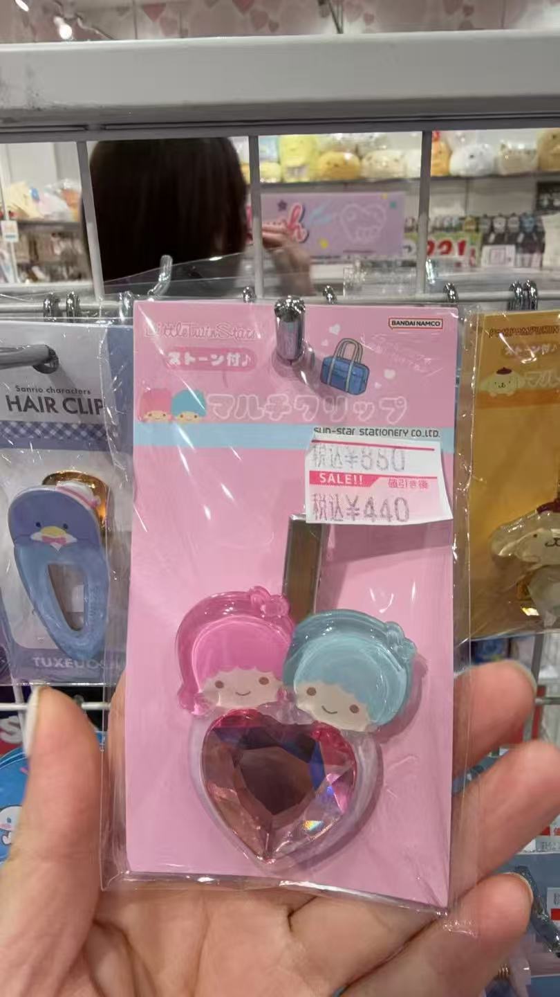 0102 三丽鸥 双子星 发夹