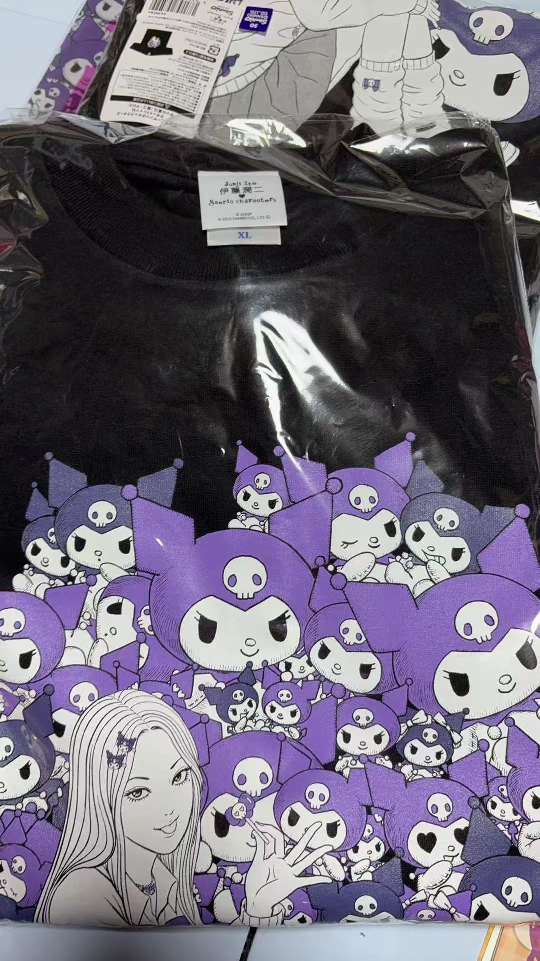 0103 三丽鸥 第二弹联名的富江&times;库洛米主题短袖XL码