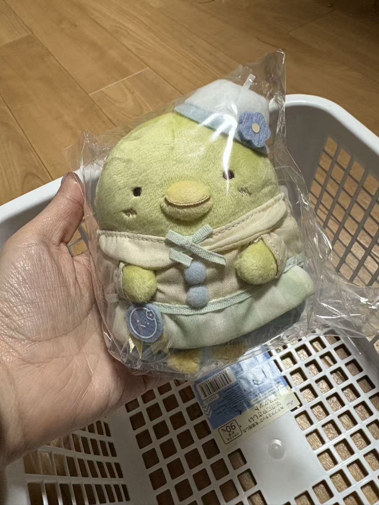 0104 角落小伙伴 绿色企鹅 毛绒玩偶