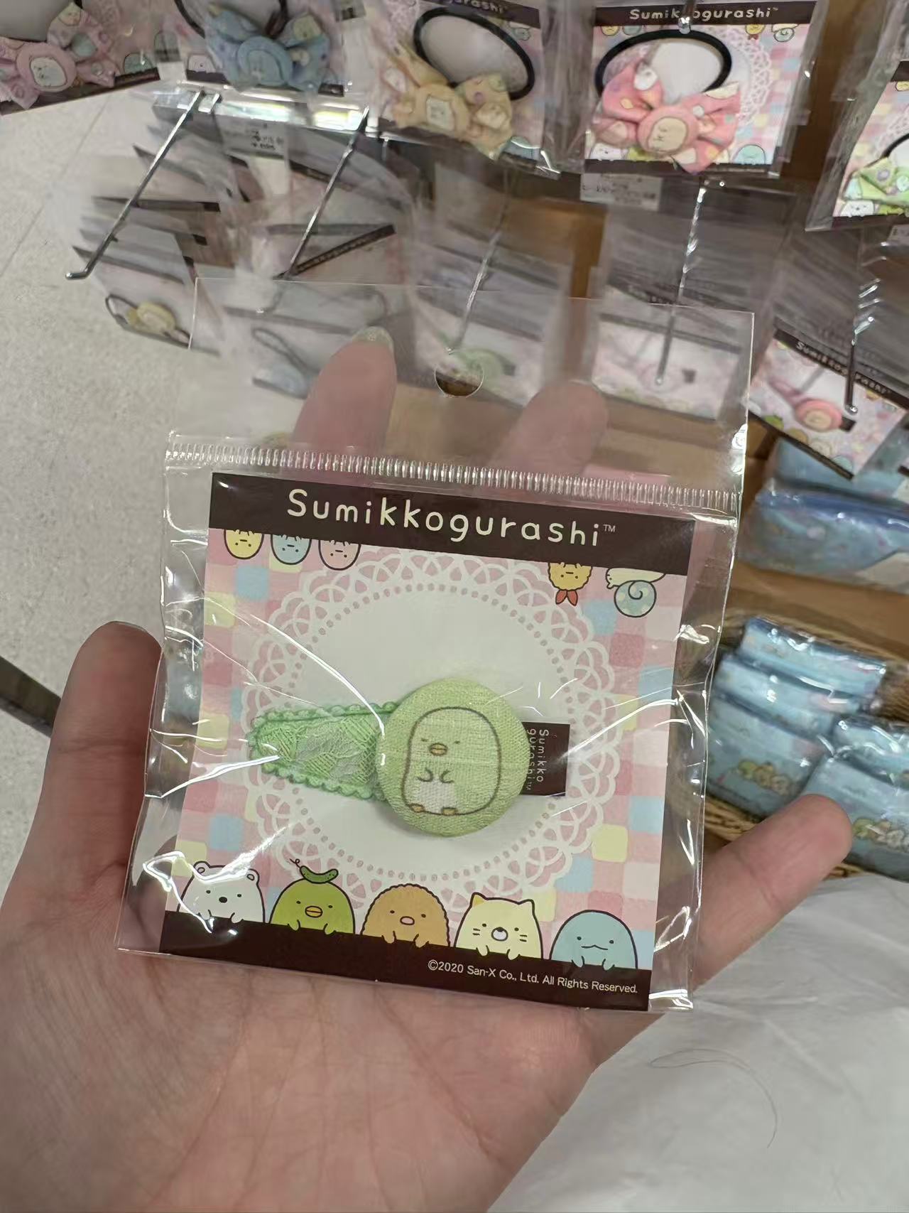 0104 角落生物 绿鹅 发夹