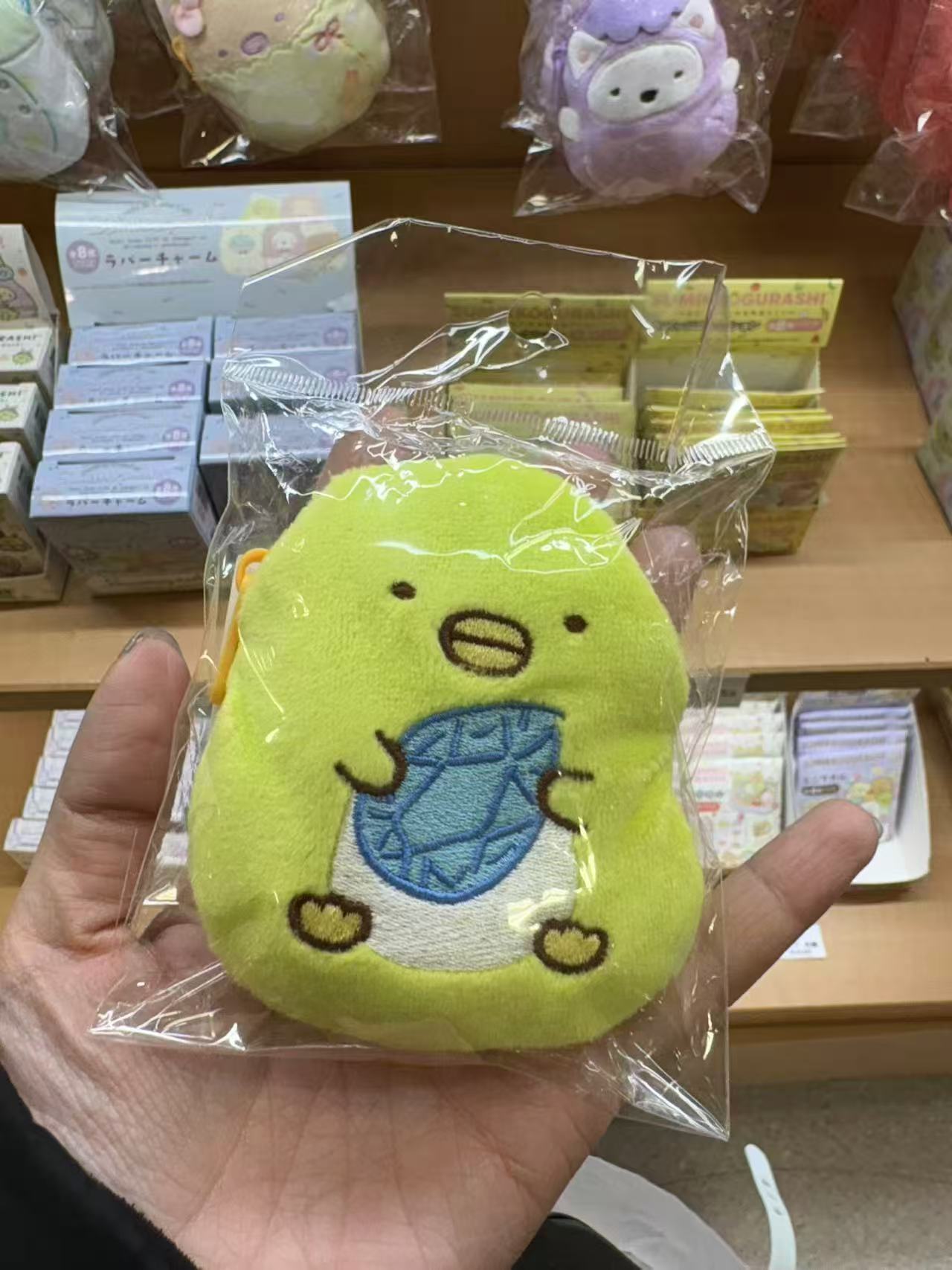 0104 角落小伙伴 小黄鸡 毛绒挂件