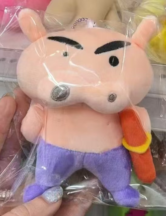 0106 折扣店 蜡笔小新 左卫门猪 毛绒挂件