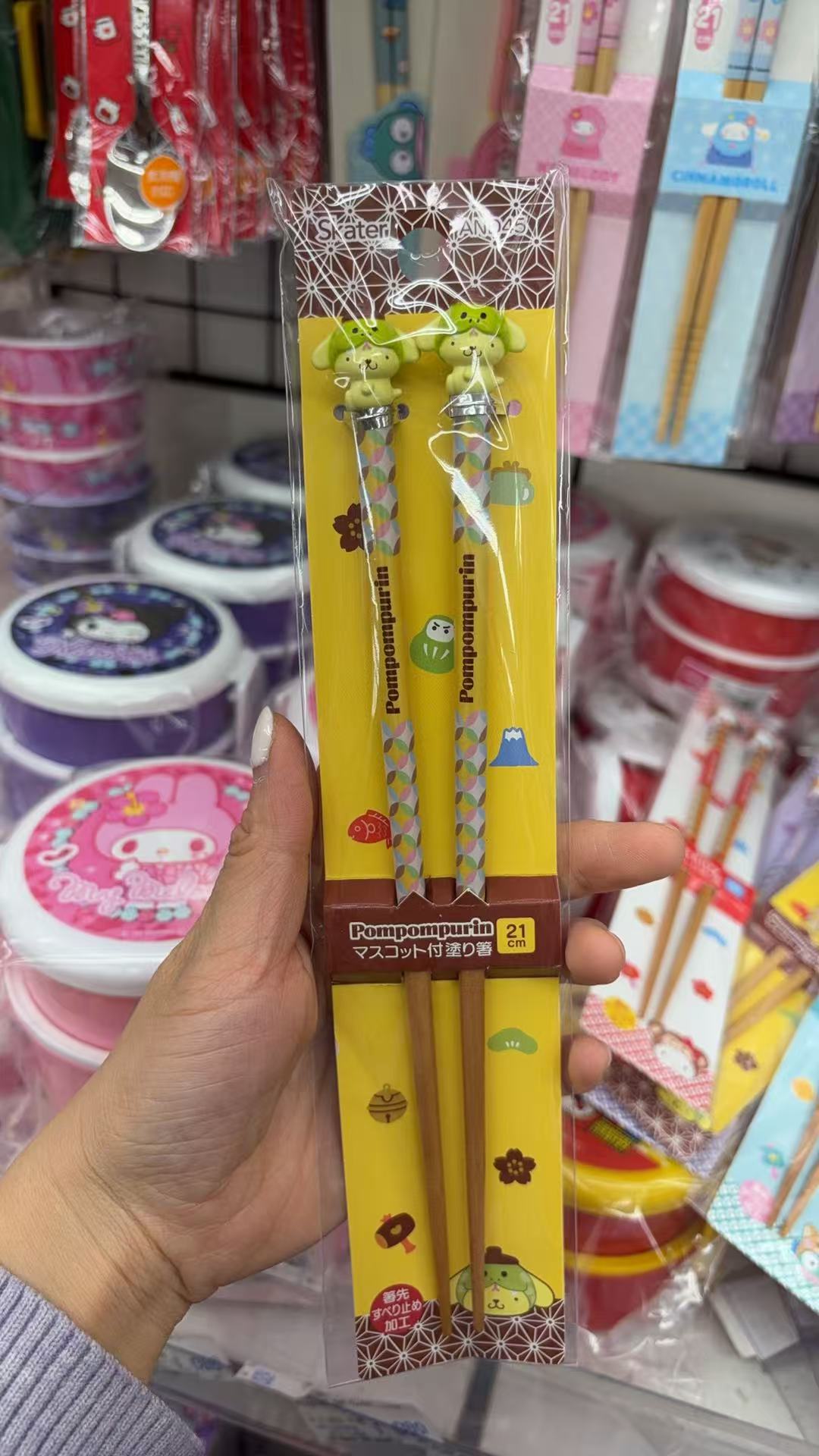 0106 折扣店三丽鸥 布丁狗筷子 21cm