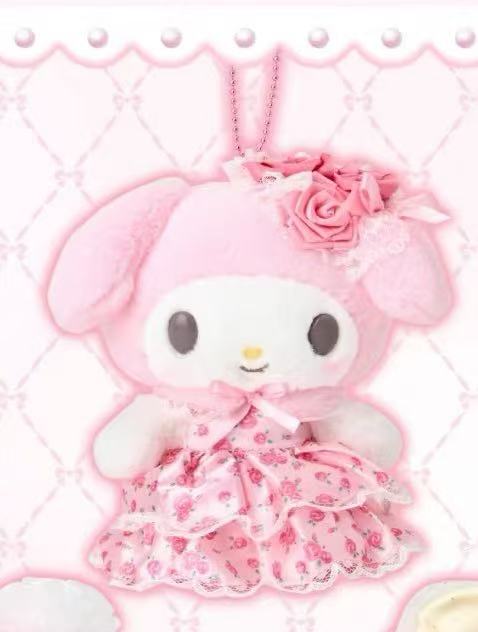 45汇三丽欧美乐蒂 玫瑰花裙子挂件