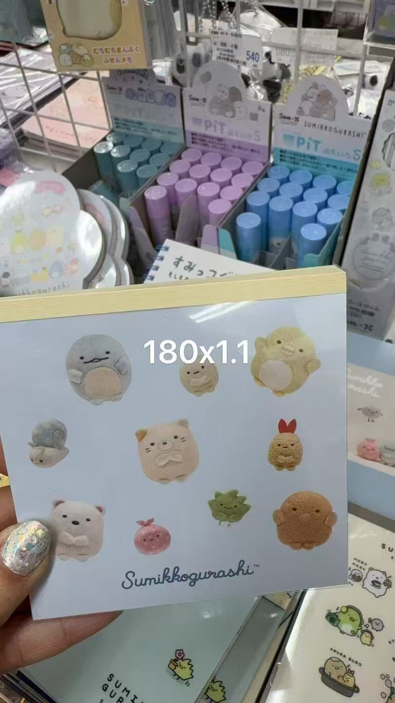 0113 折扣店 角落生物 蓝色封面 便签本