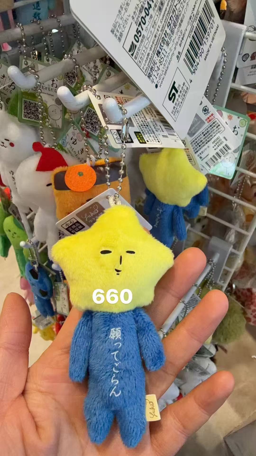 0122 许愿星星头 Yukio 毛绒挂件