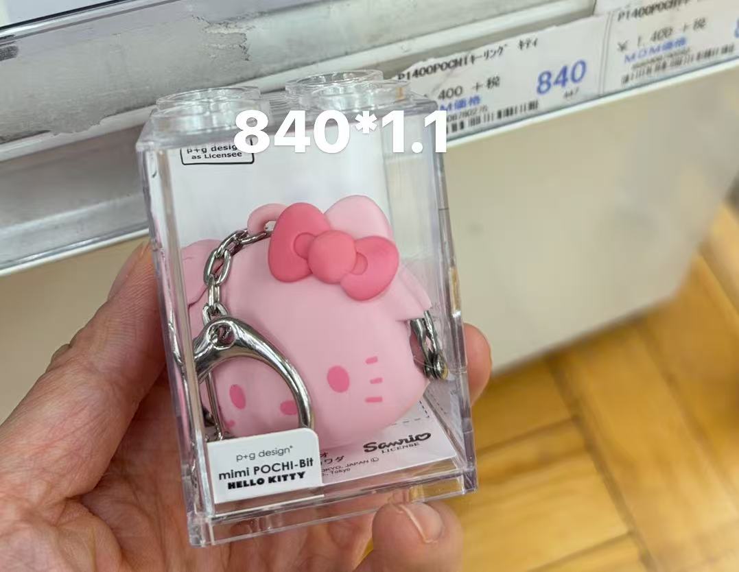 0123 折扣店 三丽鸥 粉色kitty大头 挂件