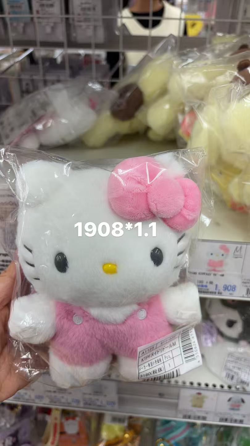 0123 折扣店Hello Kitty 经典粉色款毛绒公仔