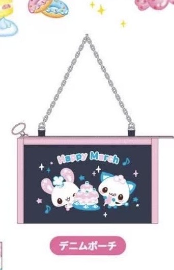 0130 平成小兔子牛仔小挂包