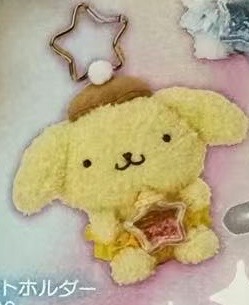 2月新品 三丽鸥 布丁狗星星扣毛绒挂件