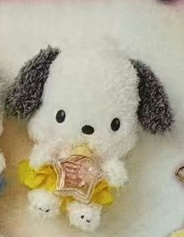 2月新品 三丽鸥 帕恰狗毛绒挂件