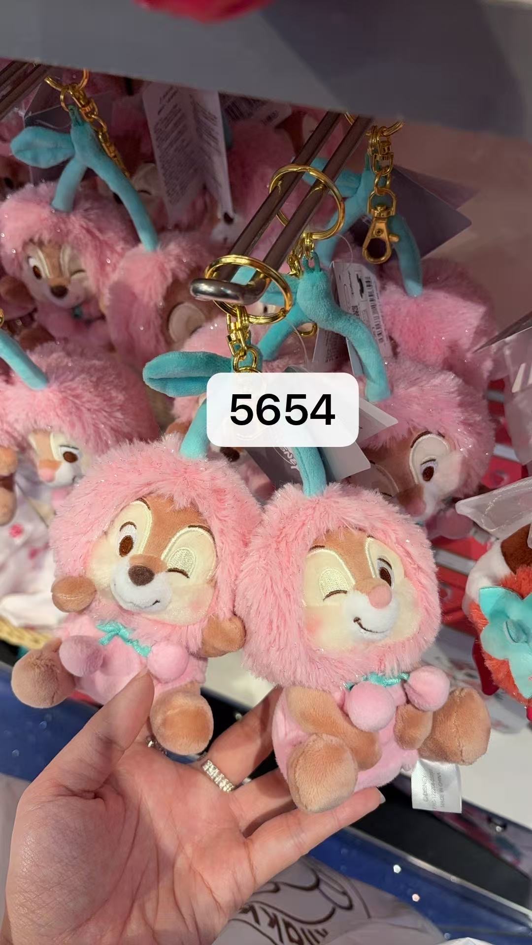 0201 迪士尼奇奇蒂蒂樱桃挂件 