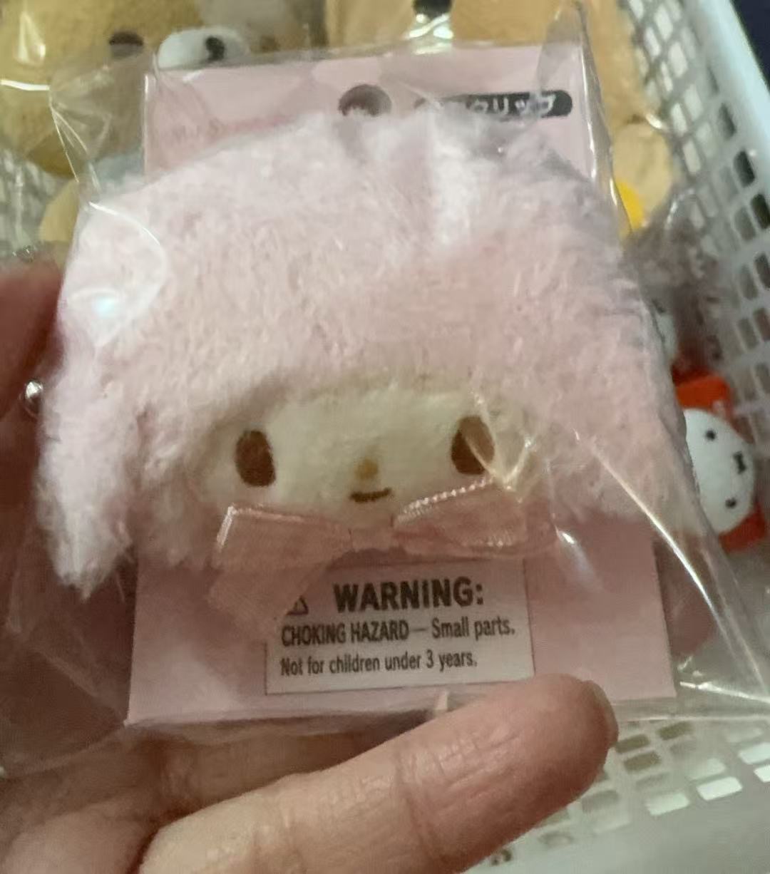 0203折扣店 三丽鸥 小羊毛绒发夹